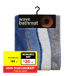 Atmosphere Bath Runner, Wave Azure- 50x120cm