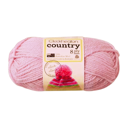 Cleckheaton Country Yarn 8 Ply, Pink - 50g