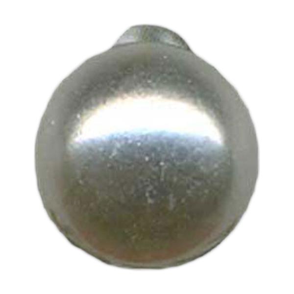 Sullivans Plastic Button, Pearl Round- 8 mm