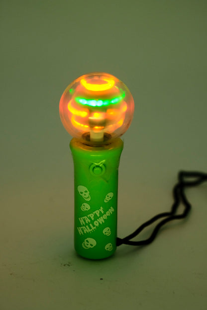 Halloween Toy Wand Led Spinner With Lanyard