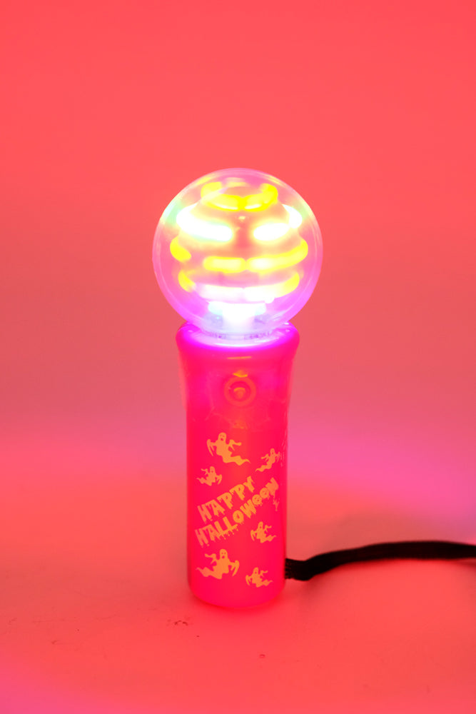 Halloween Toy Wand Led Spinner With Lanyard