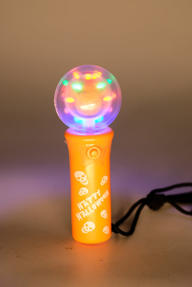 Halloween Toy Wand Led Spinner With Lanyard