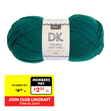 Makr DK 8ply Crochet & Knitting Yarn, Proud Peacock- 100g Acrylic Yarn