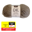 Makr DK 8ply Crochet & Knitting Yarn, Marle Bear- 100g Acrylic Yarn