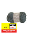 Makr Cosy Wool Crochet & Knitting Yarn 8ply, Grey Marle- 100g Wool Yarn