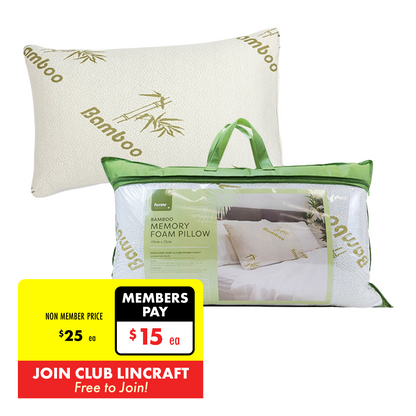 Formr Bamboo Memory Foam Pillow - 72 x 43cm