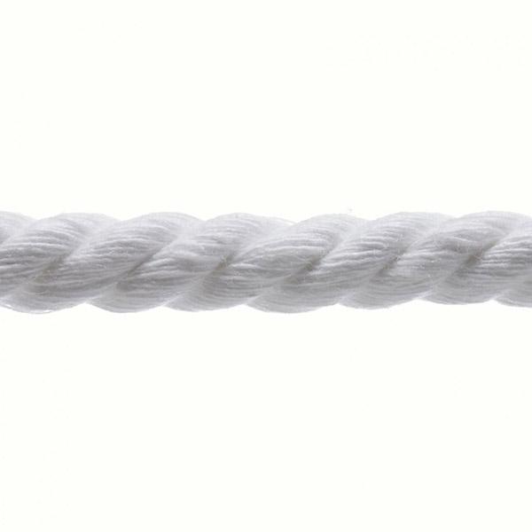 Birch Piping Cord, White - Size 6