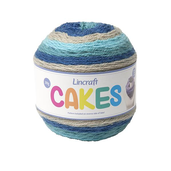 Lincraft Cakes Crochet & Knitting Yarn, 200g Acrylic Wool Blend Yarn