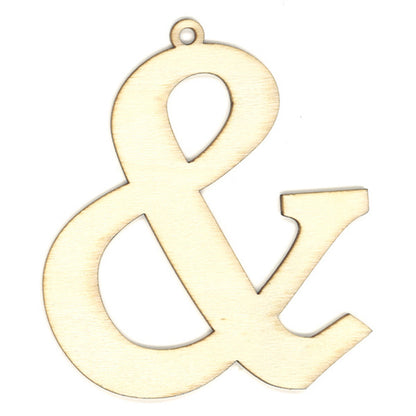 Large Plywood Letters and Symbol- 8cm