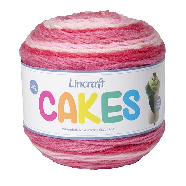 Lincraft Cakes Crochet & Knitting Yarn, 200g Acrylic Wool Blend Yarn