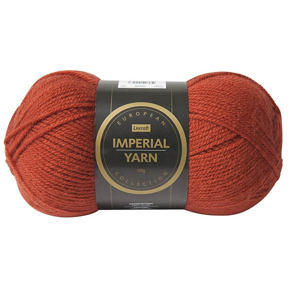 European Collection Imperial Yarn, Burnt Orange- 100g Acrylic Yarn