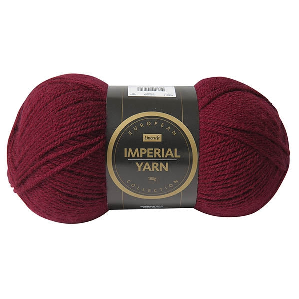 European Collection Imperial Yarn, Claret- 100g Acrylic Yarn