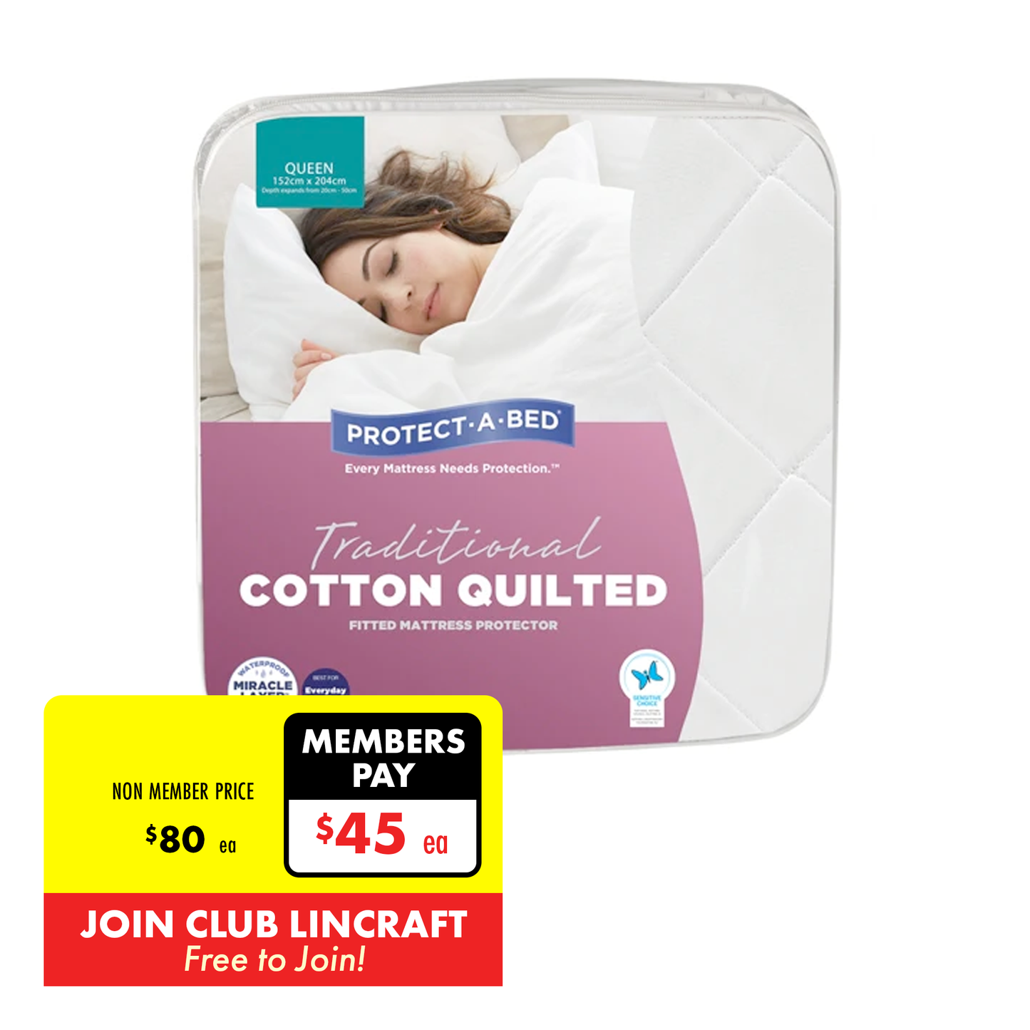 Protect-A-Bed Cotton Quilted Protectors