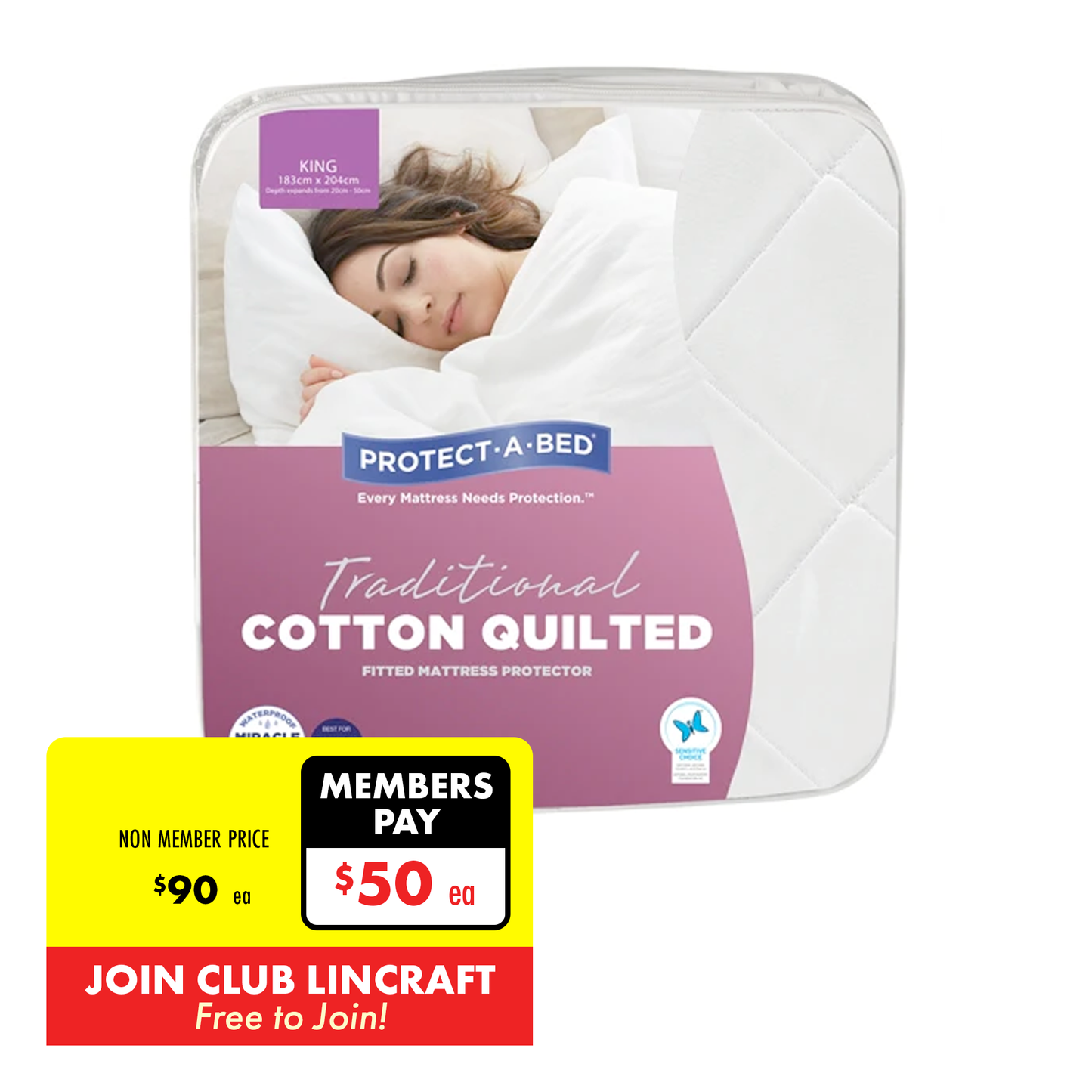 Protect-A-Bed Cotton Quilted Protectors