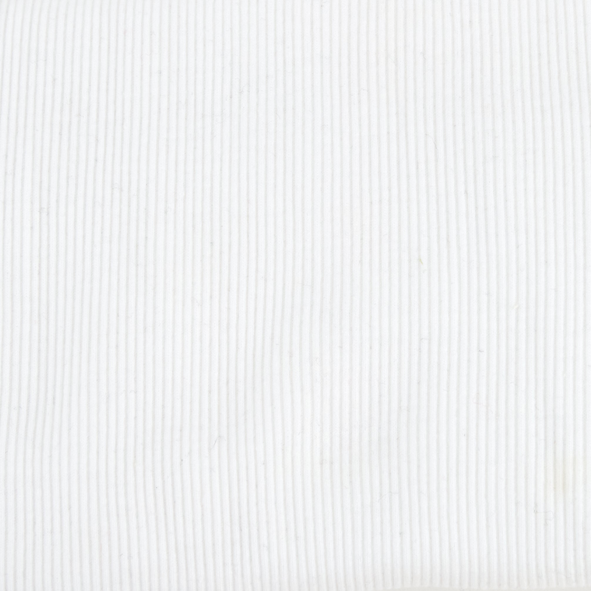 Ribbing Fabric, White- Width 60cm – Lincraft