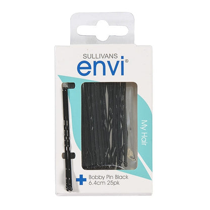 Bobby Pins, Black - 25pk - Envi