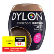 Dylon Fabric Dye, Espresso Brown- 350g