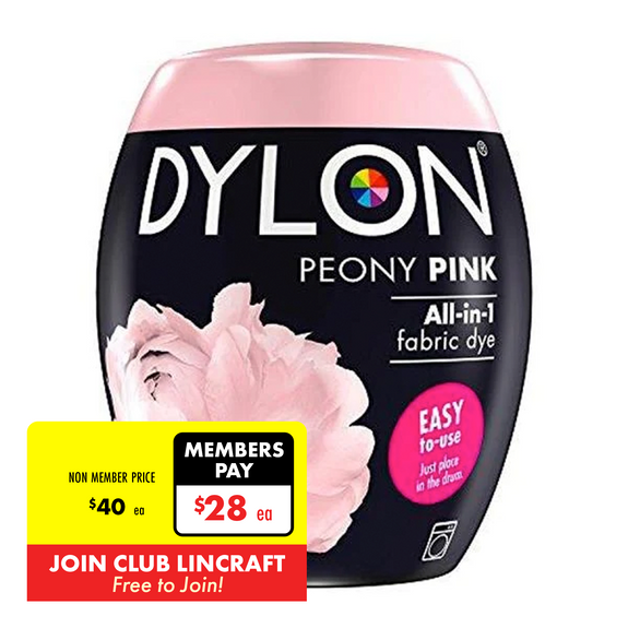 Dylon Fabric Dye Passion Pink