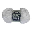 Makr Teddy Soft Yarn, White- 100g Polyester Yarn