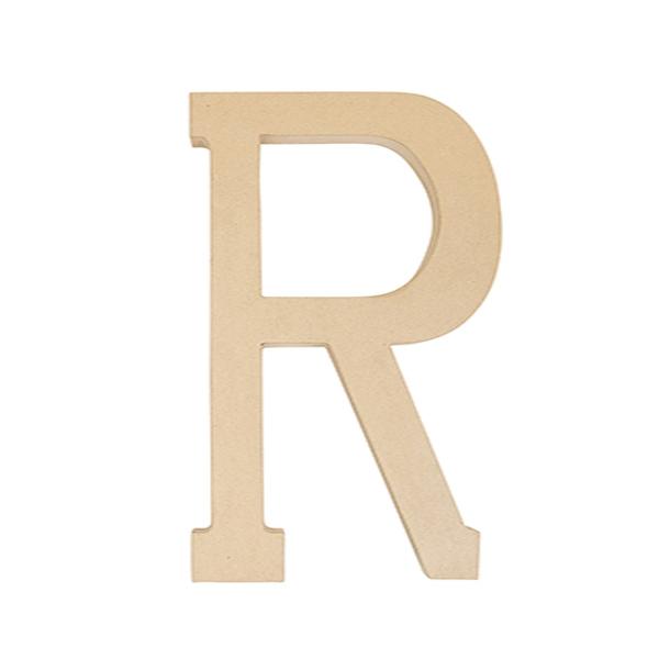 Makr Paper Mache, Jumbo Letter R- 60cm