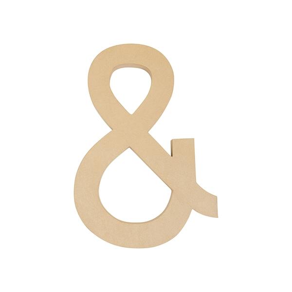 Makr Paper Mache, Jumbo Ampersand- 60cm