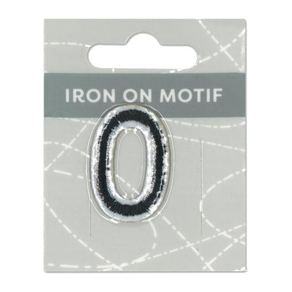 Sullivans Iron On Motif, Black 0- 35mm