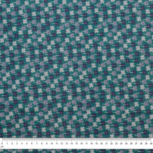 Private Garden Prints Cotton Fabric, Daffodils- Width 112cm