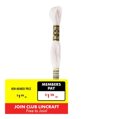 DMC Stranded Cotton Embroidery Thread 1-99