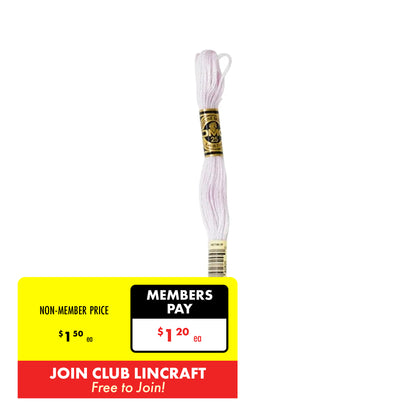 DMC Stranded Cotton Embroidery Thread 1-99