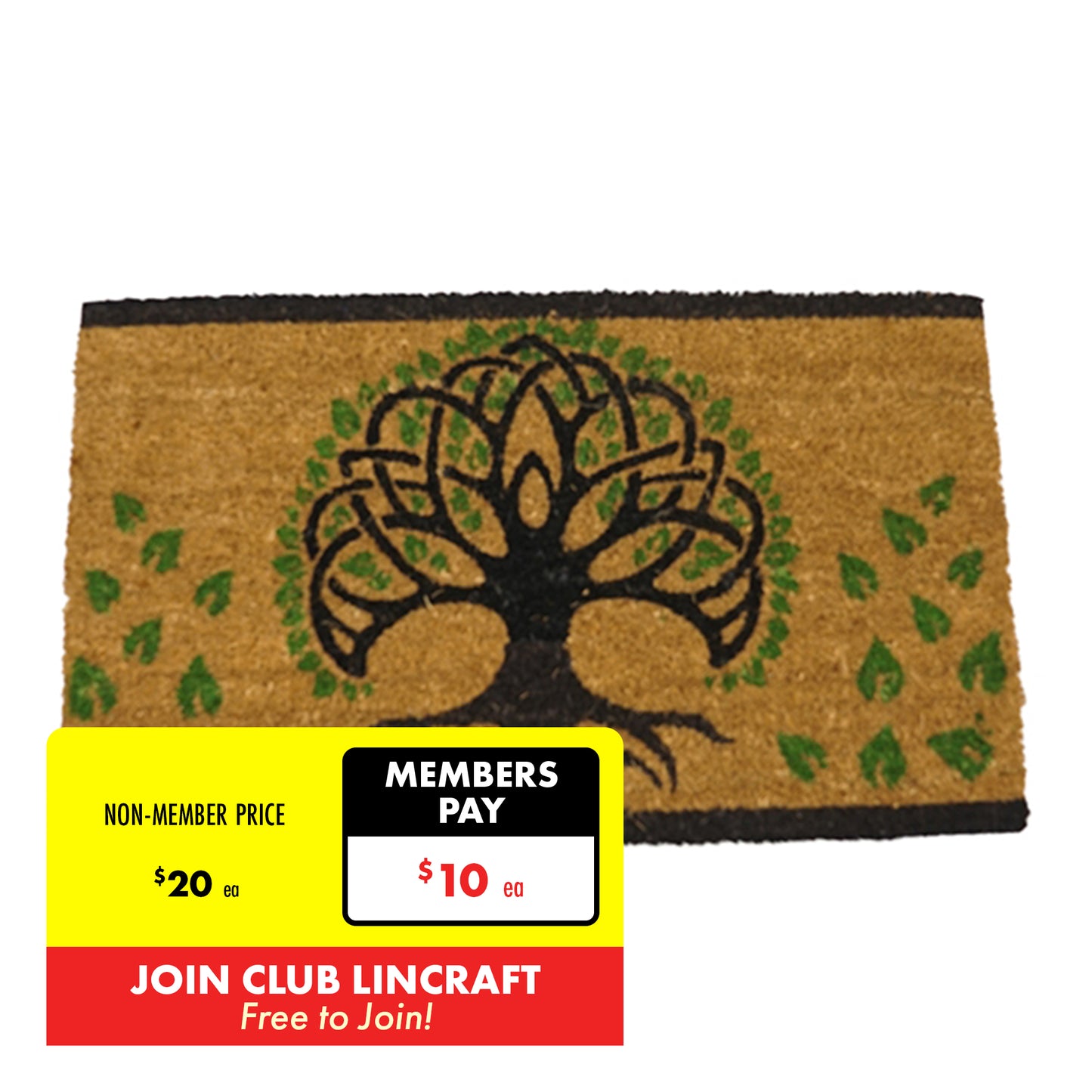 Formr Coir Door Mat- Tree of Life