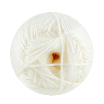 Makr Baby Soft Crochet & Knitting Yarn 8ply, Ivory- 100g Acrylic Nylon Blend Yarn