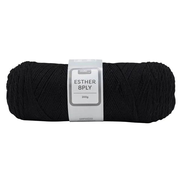 Makr Esther 8ply Crochet & Knitting Yarn, 200g Polyester Yarn