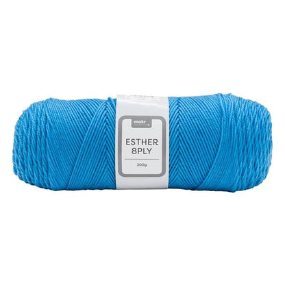Makr Esther 8ply Crochet & Knitting Yarn, 200g Polyester Yarn