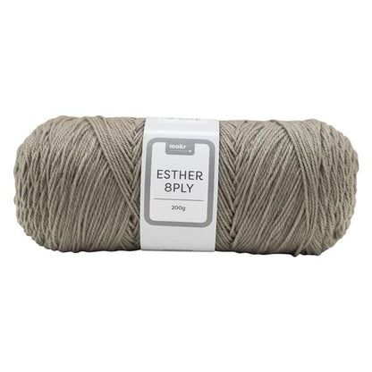 Makr Esther 8ply Crochet & Knitting Yarn, 200g Polyester Yarn