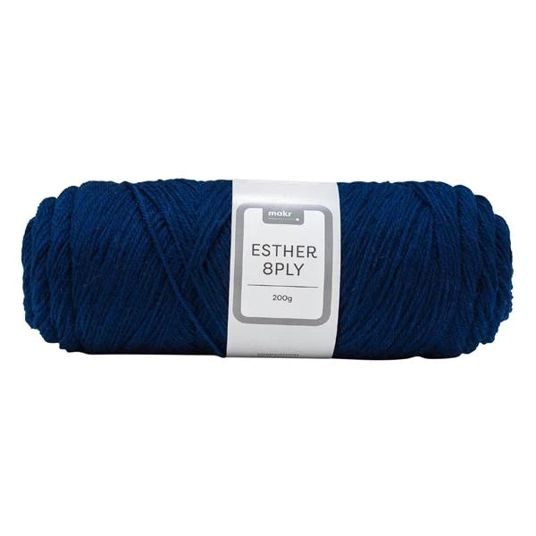 Makr Esther 8ply Crochet & Knitting Yarn, 200g Polyester Yarn