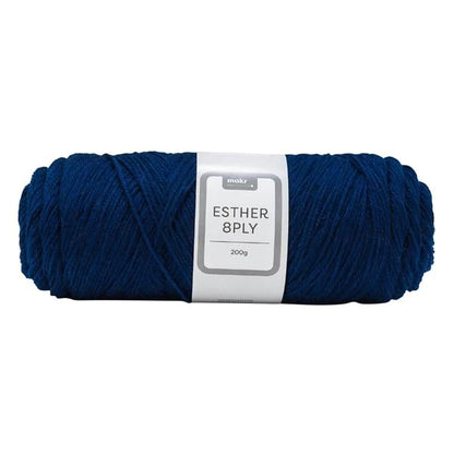 Makr Esther 8ply Crochet & Knitting Yarn, 200g Polyester Yarn
