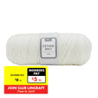 Makr Esther 8ply Crochet & Knitting Yarn, Pure White- 200g Polyester Yarn