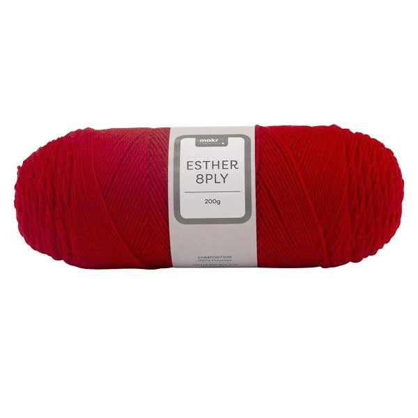 Makr Esther 8ply Crochet & Knitting Yarn, 200g Polyester Yarn