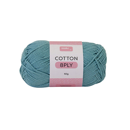 Makr Cotton Crochet & Knitting Yarn - 50g Cotton Yarn