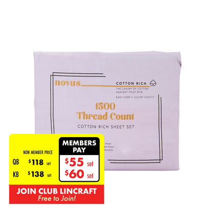 Novus 1500TC Sheet Set