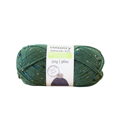 Cleckheaton Country Naturals 8ply Crochet & Knitting Yarn, Topiary - 50g