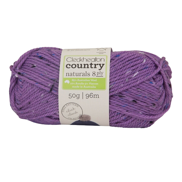 Cleckheaton Country Naturals 8ply Yarn, Wisteria - 50g