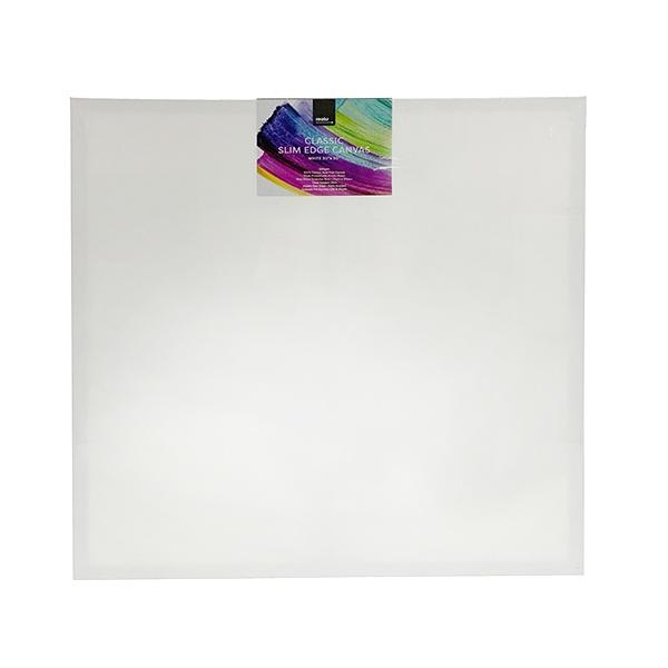 Makr - 30x30in Classic Slim Edge Canvas White