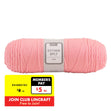 Makr Esther 8ply Crochet & Knitting Yarn, Pink- 200g Polyester Yarn