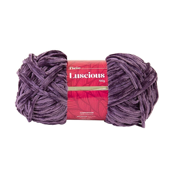 Ficio Luscious Crochet & Knitting Yarn, 100g Polyester Yarn