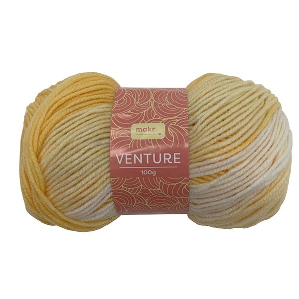 Makr Venture Crochet & Knitting Yarn, 100g Acrylic Yarn