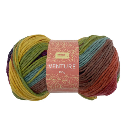 Makr Venture Crochet & Knitting Yarn, 100g Acrylic Yarn