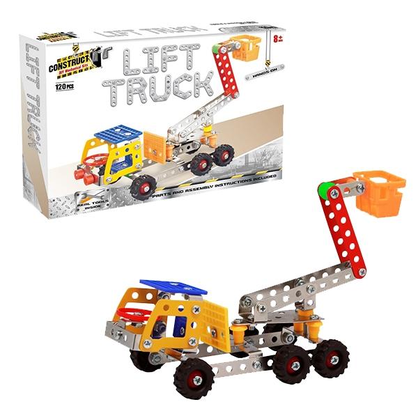 Construct It DIY Mechanical Kit, Lift Truck- 120pc