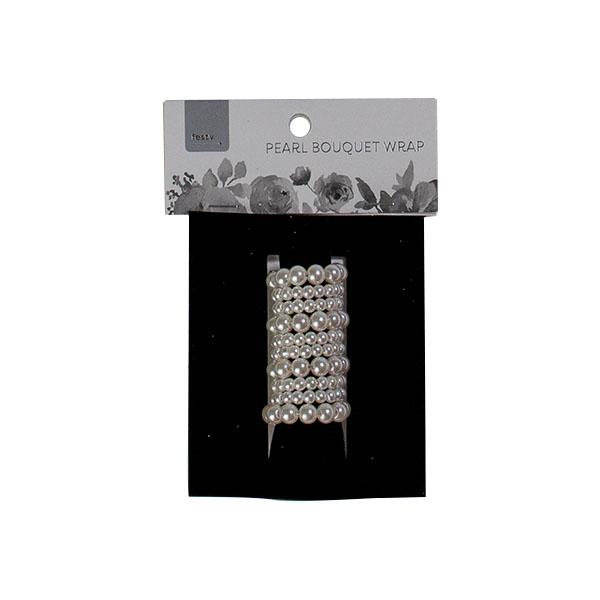 Festv Pearl Bouquet Wrap, Ivory White