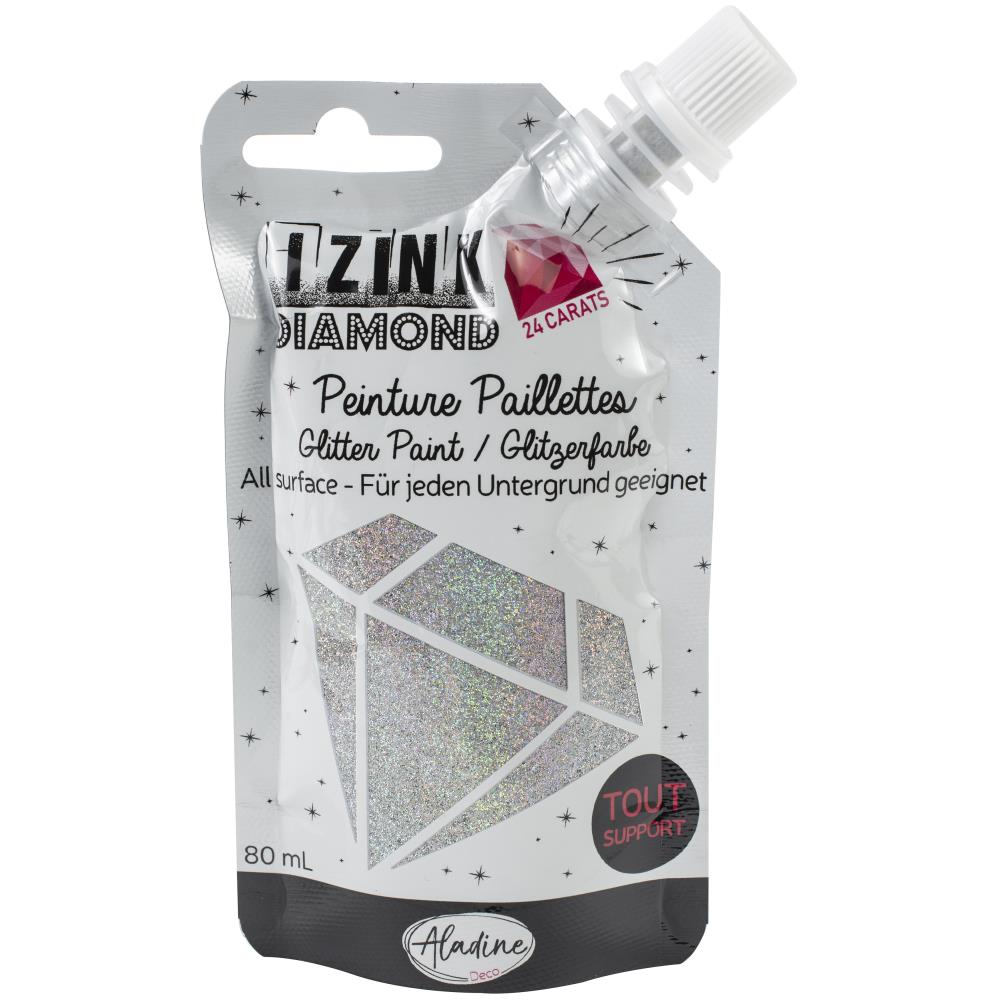 Izink Diamond 24 Carats Glitter Paint, 80ml